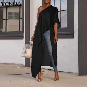Asymmetric Maxi Blouse